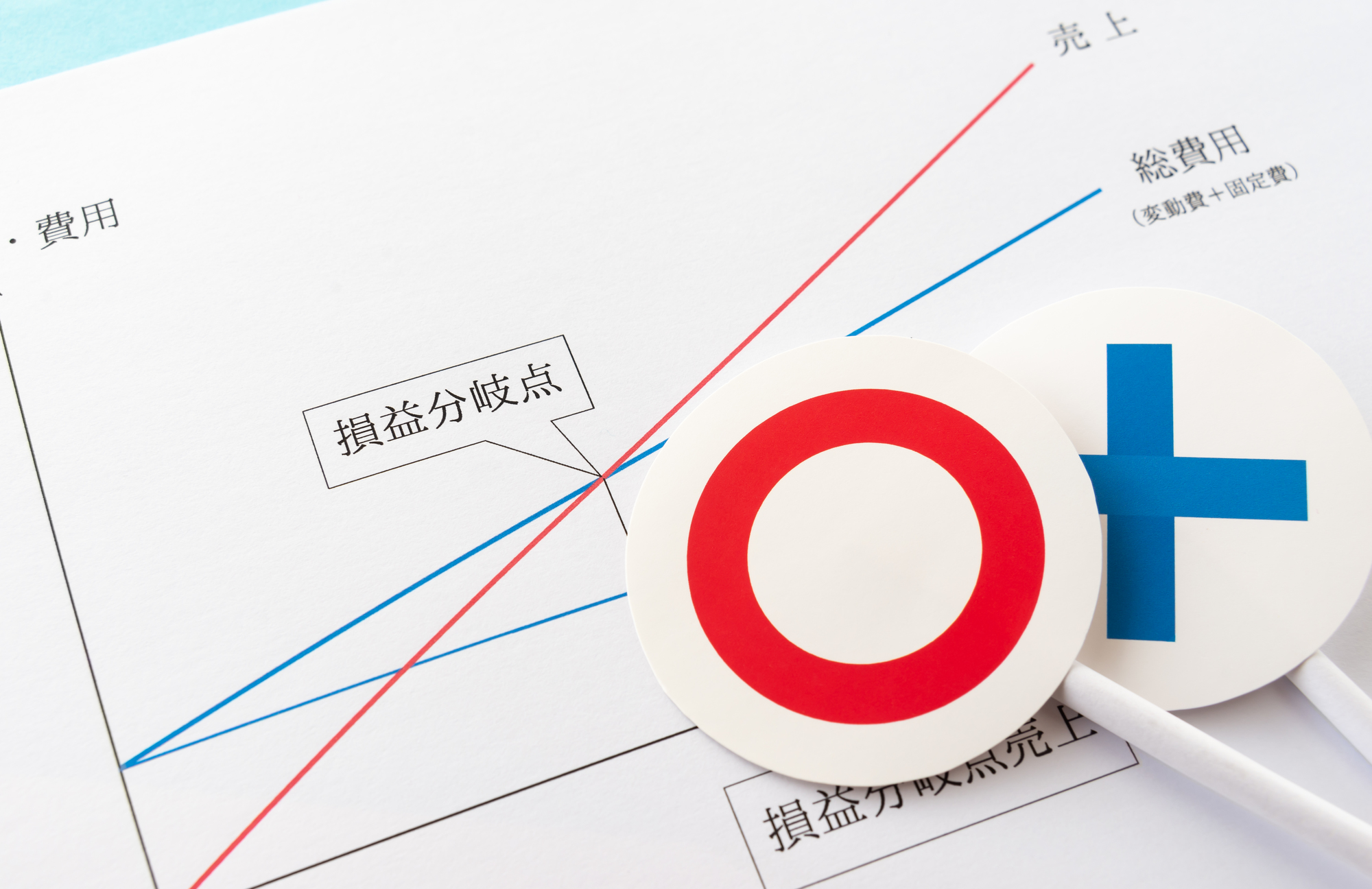 損益分岐点の計算方法｜固定費と変動費の分け方で答えが変わる